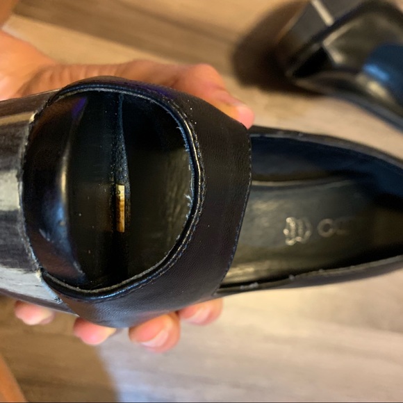 Aldo Peep Toe Black Platform Heels | Size 6 1/2 - Picture 2 of 5